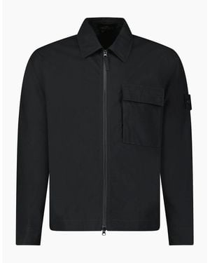 Stone Island Comfort-Fit Overshirt - Black