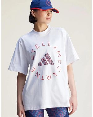 adidas By Stella Mccartney Loose Graphic T-Shirt - White