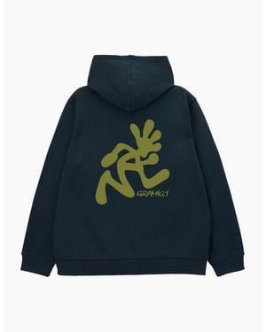 Gramicci Running Hooded Sweatshirt - Blue
