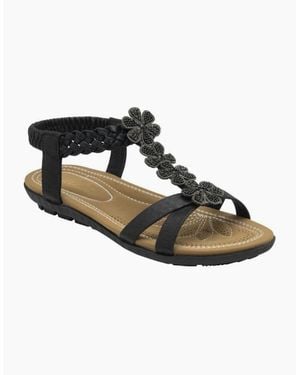 Lotus Cassia Ladies Sandal - Black