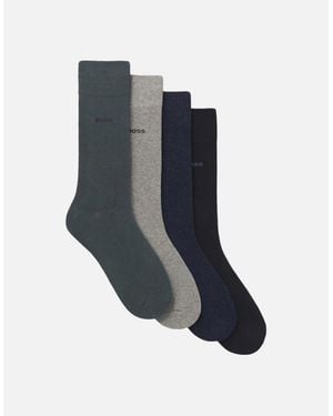 BOSS Boss 4P Rs Giftset Uni Cc Socks 963 Misc - Blue