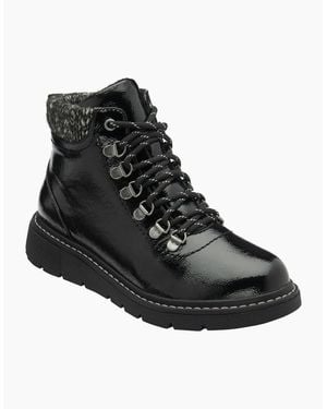 Lotus Myrtle Ankle Boots - Black
