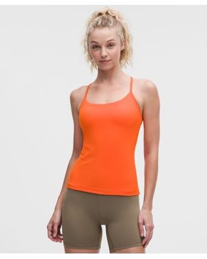 lululemon Flow Y Tank Top - Orange