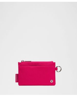 lululemon Clippable Card Case - Pink