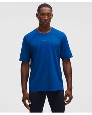 lululemon Fast And Free Short-Sleeve Shirt - Blue