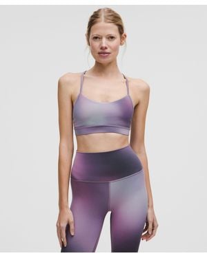 lululemon Flow Y Bra Nulu - Purple