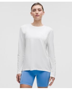 lululemon Swiftly Relaxed Long-Sleeve Shirt - White
