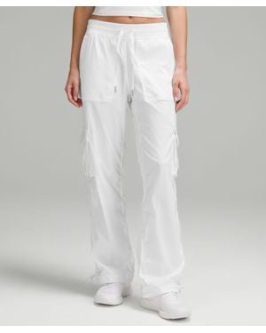 lululemon – Dance Studio Relaxed-Fit Mid-Rise Cargo Pants – – Size Large - White