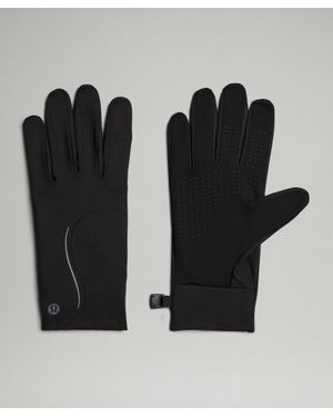 lululemon Fast And Free Running Gloves - Color Black - Size Xs/s