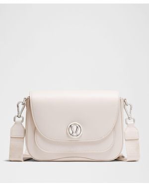 lululemon Leather Alternative Crossbody Bag 1.5L - Natural