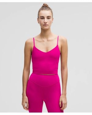 lululemon Align Cropped Cami Tank Top - Pink