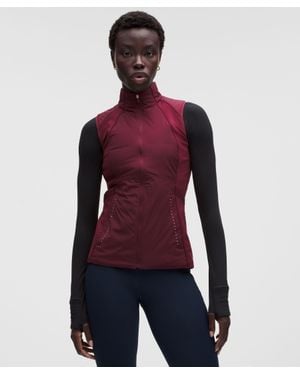 lululemon Down For It All Running Vest - Red