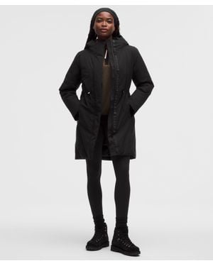 lululemon – Waterproof Insulated Cinch-Waist Parka – – Size Large - Black