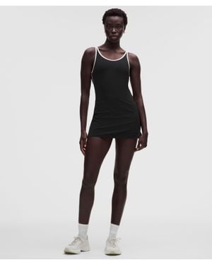 lululemon Scoop-Neck Cutout Tennis Dress - Black
