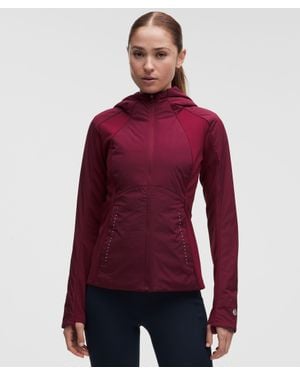 lululemon Down For It All Running Jacket - Red