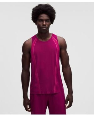 lululemon – Fast And Free Airflow Running Singlet – – Size Large - Purple