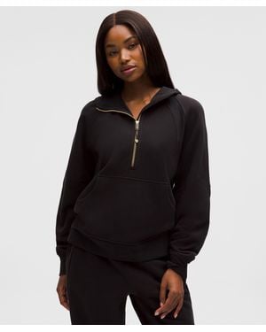 lululemon Scuba Oversized Half-Zip Hoodie - Black