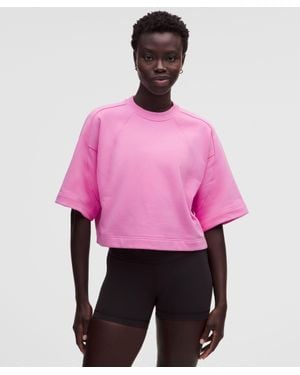 lululemon Scuba Short-Sleeve Pullover - Pink