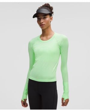 lululemon Swiftly Tech Long-Sleeve Shirt 2.Waist Length - Green