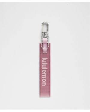 lululemon Never Lost Keychain - Pink