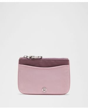 lululemon Clippable Card Holder - Pink