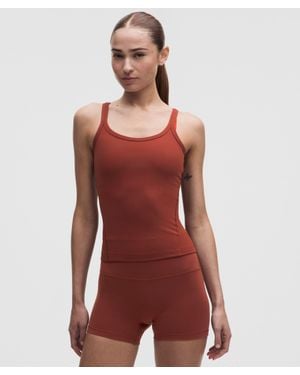 lululemon Align Scoop Waist-Length Tank Top - Red