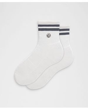 lululemon Daily Essential Quarter Socks - White