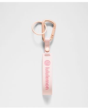 lululemon Silicone Keychain - White