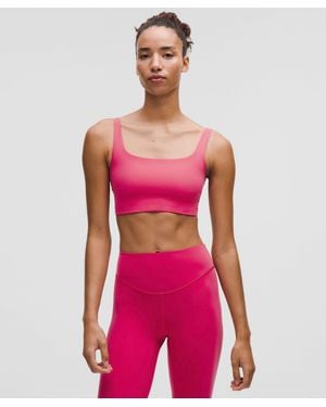 lululemon – Bend This Scoop And Square Sports Bra Light Support, A-C Cups – – - Red