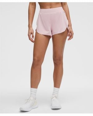 lululemon Fast And Free High-Rise Classic-Fit Split Short 3" - Pink