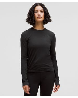 lululemon Swiftly Wool Long-Sleeve Shirt - Black