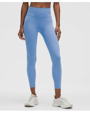 lululemon Wunder Train Mesh Panel High-Rise Tight 25" - Blue