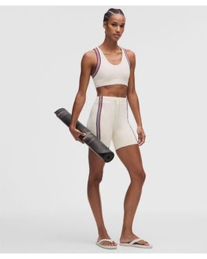 lululemon Groove High-Rise Short 6" - Natural