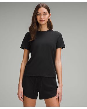 lululemon All Yours Organic Cotton Crewneck T-Shirt - Black