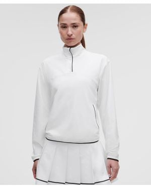 lululemon – Uv-Protective Lightweight Half Zip Long-Sleeve Top – – Size Large - White