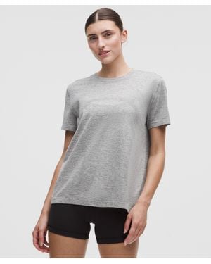 lululemon Swiftly Relaxed Short-Sleeve Shirt - Gray