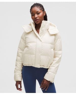 lululemon Wunder Puff 600-Down-Fill Cropped Jacket - Natural