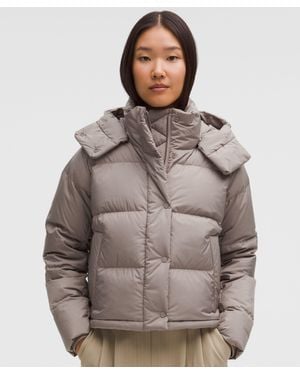 lululemon Wunder Puff 600-Down-Fill Cropped Jacket - Brown