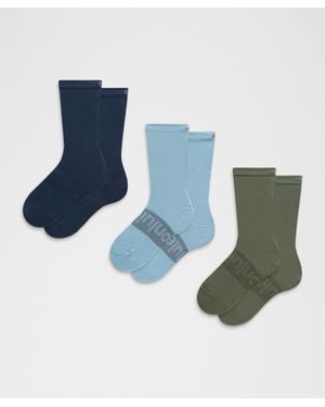 lululemon Power Stride Crew Socks - Blue