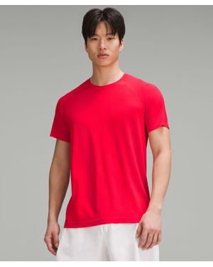 lululemon Metal Vent Tech Short-Sleeve Shirt - Red