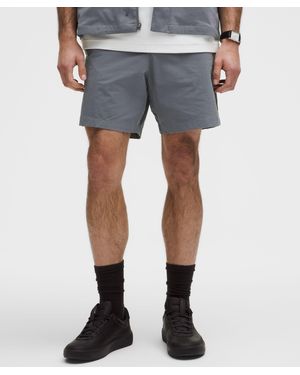 lululemon Abc Classic-Fit Shorts 7" Stretch Cotton Versatwill - Blue