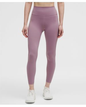 lululemon Wunder Train Mesh Panel High-Rise Tight 25" - Purple