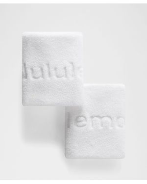 lululemon Cotton Terry Wristbands - White