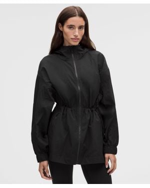 lululemon Uv-Protective Cinch-Waist Oversized-Fit Jacket - Black