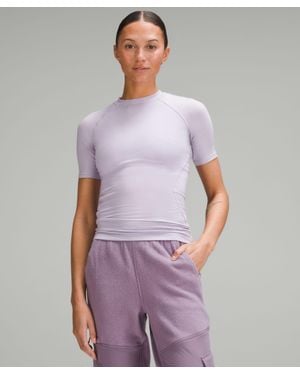 lululemon Short-Sleeve Crewneck Base Layer - Purple