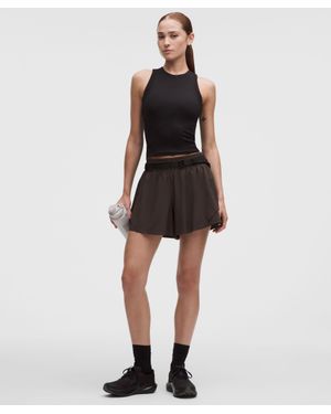 lululemon Shake It Out High-Rise Running Short 4" - Black