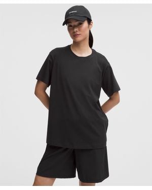 lululemon All Yours Organic Cotton Crewneck T-Shirt - Black