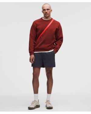 lululemon Beach To Trail Lined Short 5" - Red