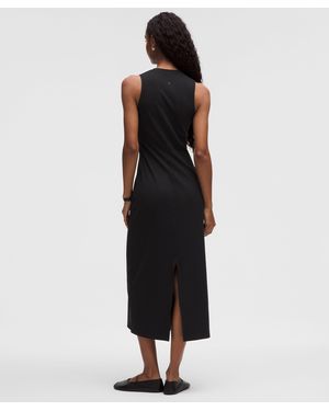 【lululemon】ソフト☆Nulu Twist-Front Midi Dress☆ワンピース lululemon Nulu Twist-Front Midi Dress in Brown | Lyst