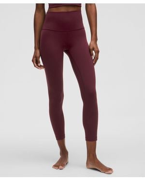 Lululemon good Align High Rise 25” *Love Red